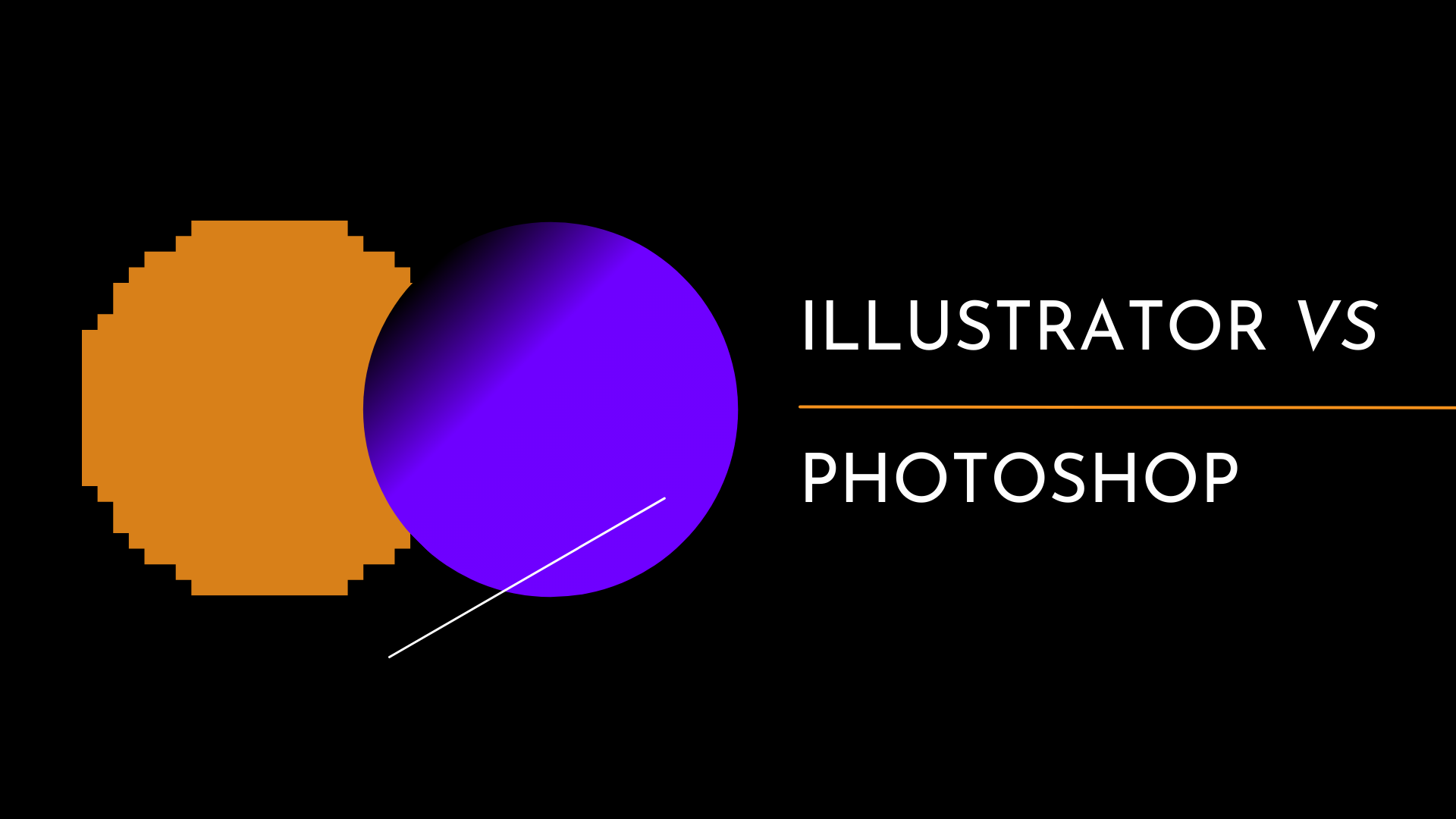 Illustrator vs Photoshop